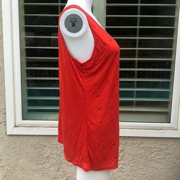 Kenneth Cole New York Rings Tank TopSize Large - Picture 5 of 8